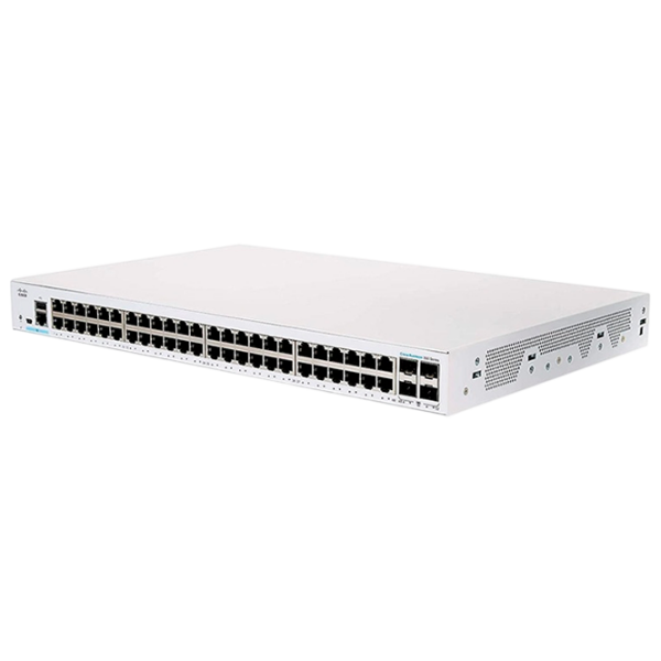 Коммутатор Cisco CBS350-48T-4G Светло Серый 104 Гбит/с photo 1