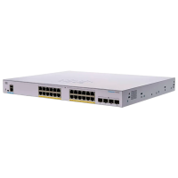 Коммутатор Cisco CBS350-24FP-4X Светло Серый 128 Гбит/с