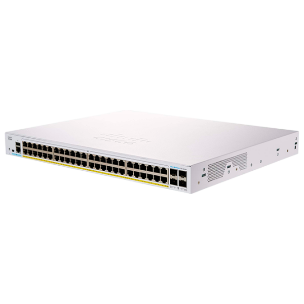 Коммутатор Cisco CBS350-48T-4X Светло Серый 176 Гбит/с photo 1