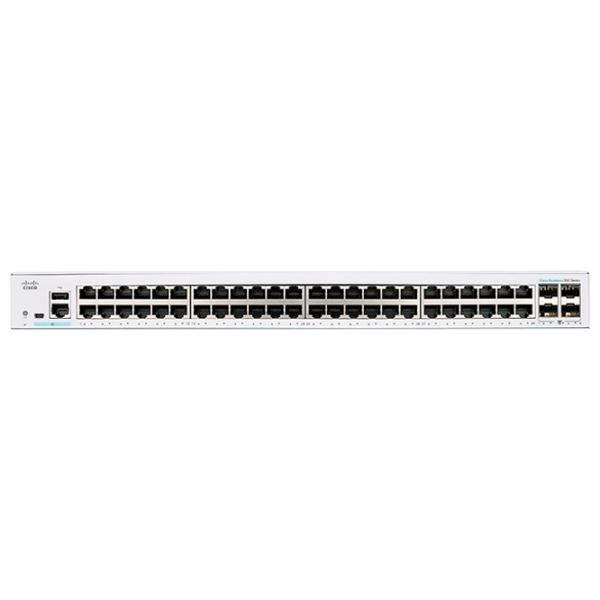 Коммутатор Cisco CBS350-48P-4X Светло Серый 176 Гбит/с photo 2