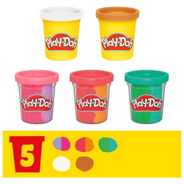 Настольная игра Hasbro Play-Doh Rainbow SwirlIice Cream Развитие, 3+ photo 2