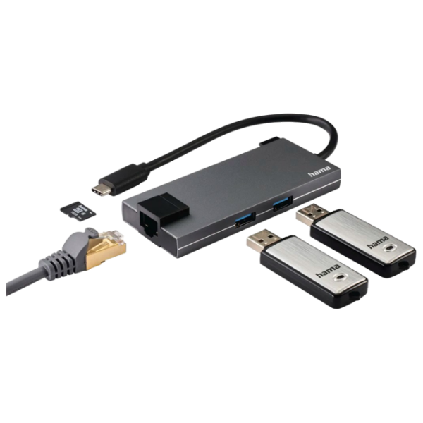 Адаптер Hama 200109 Серый USB Type-C photo 3