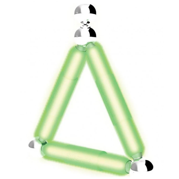 Constructor Happy People Glowstix Green Numărul de piese 7, 3+ photo 3