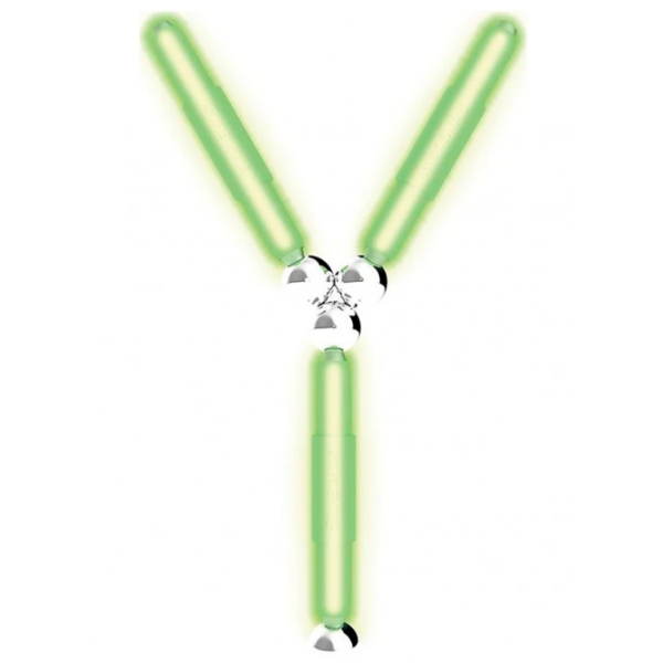 Constructor Happy People Glowstix Green Numărul de piese 7, 3+ photo 5