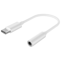 Аудио кабель Cablexpert A-CM-3.5F-01 USB Type-C / 3.5 mm Белый 