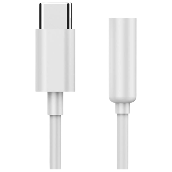 Аудио кабель Cablexpert A-CM-3.5F-01 USB Type-C / 3.5 mm Белый  photo 2