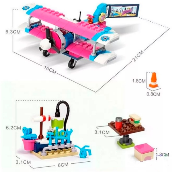 Constructor Bela RD02.334 Pink Numărul de piese 326, 6+ photo 5