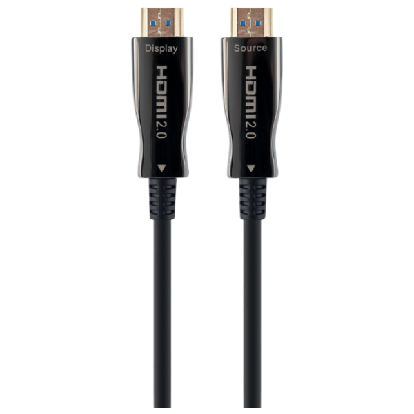 Кабель видео Cablexpert CCBP-HDMID-AOC-20M HDMI / HDMI Черный  photo 1