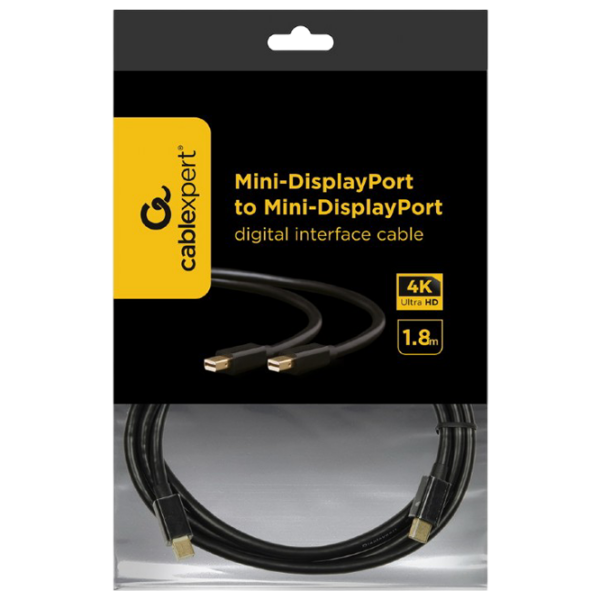 Кабель видео Cablexpert CCP-mDPmDP2-6 Мини DisplayPort / Мини DisplayPort Черный  photo 2