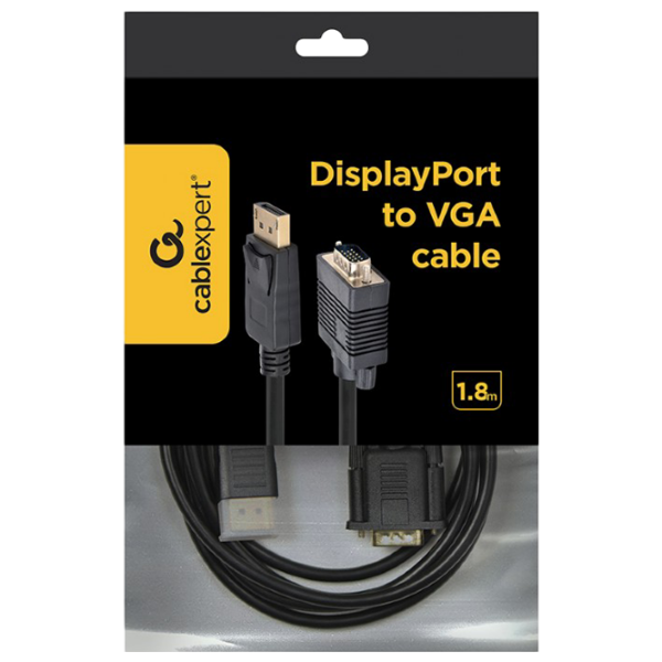 Cablu video Cablexpert CCP-DPM-VGAM-6 DisplayPort / VGA Black  photo 4