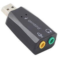 Адаптер Gembird SC-USB2.0-01 Черный USB Type-A