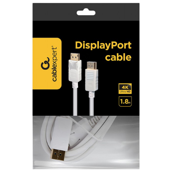 Кабель видео Cablexpert CC-DP2-6-W DisplayPort / DisplayPort Белый  photo 2