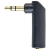 Адаптер Cablexpert A-3.5M-3.5FL Черный 