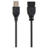 Кабель данных Cablexpert CCP-USB2-AMAF-0.15M USB Type-A / USB Type-A Черный 