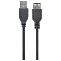 Кабель данных Cablexpert CC-USB2-AMAF-75CM/300-BK USB Type-A / USB Type-A Черный 