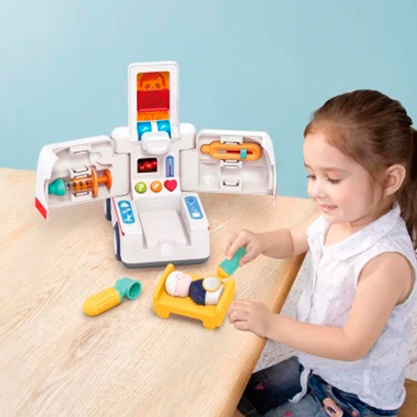 Mașină Hola Toys Ambulance E9997
Red
White  photo 4