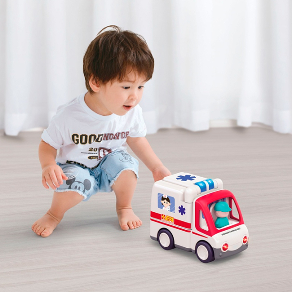Mașină Hola Toys Ambulance E9997
Red
White  photo 5