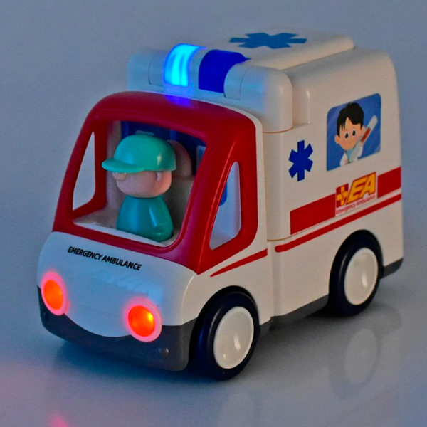 Mașină Hola Toys Ambulance E9997
Red
White  photo 7