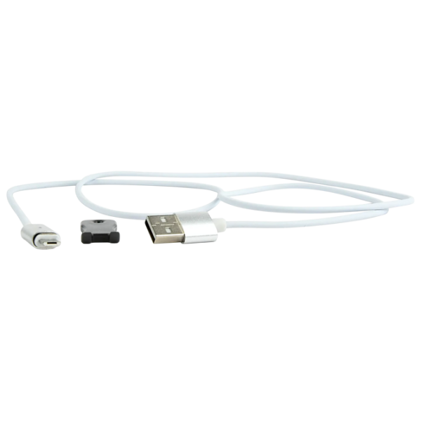 Cablu pentru telefon Cablexpert CC-USB2-AMmUMM-1M USB Type-A / microUSB White  photo 2