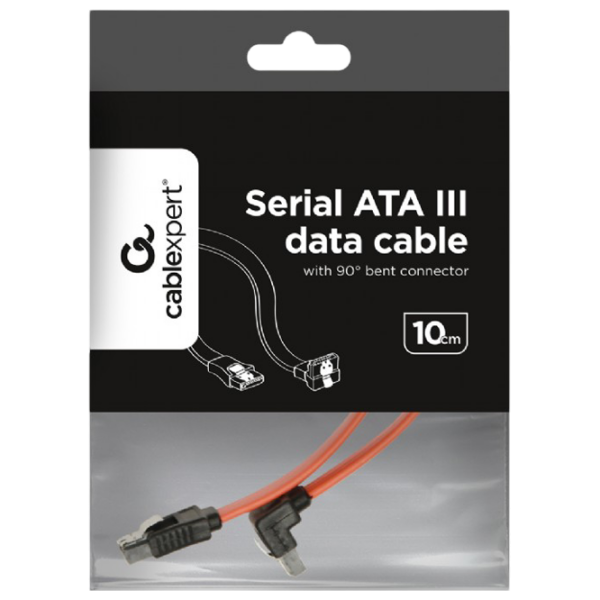 Кабель данных Cablexpert CC-SATAM-DATA90-0.1M SATA III / SATA III Красный  photo 4