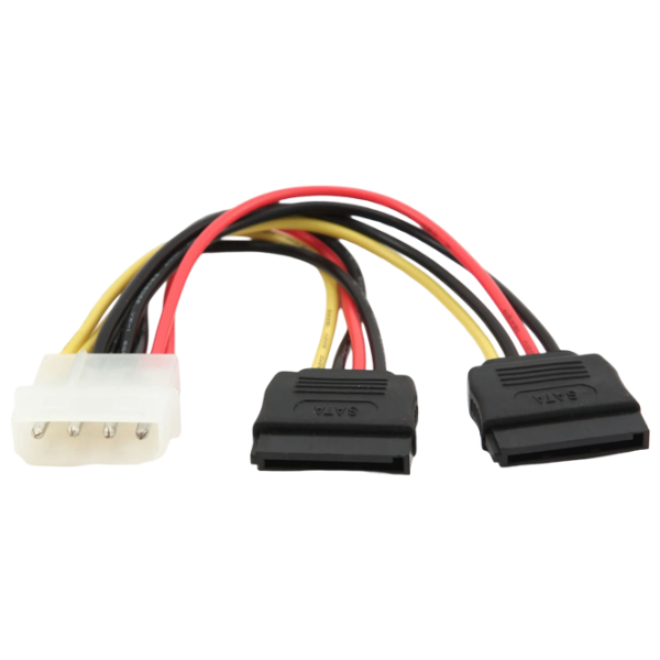 Кабель питания Cablexpert CC-SATA-PSY-0.3M Molex / SATA Черный  photo 1
