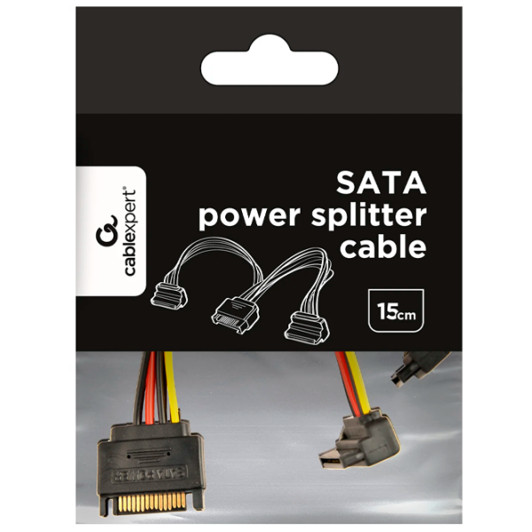 Кабель питания Cablexpert CC-SATAM2F-02 SATA / SATA Черный  photo 4