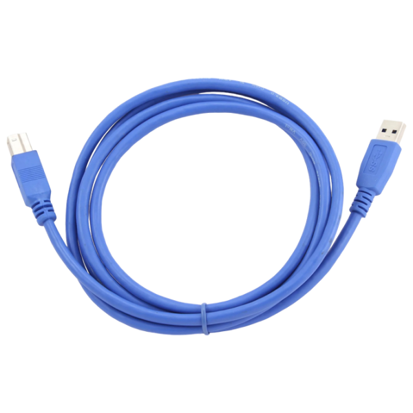 Кабель данных Cablexpert CCP-USB3-AMBM-6 USB Type-A / USB Type-B Синий  photo 2