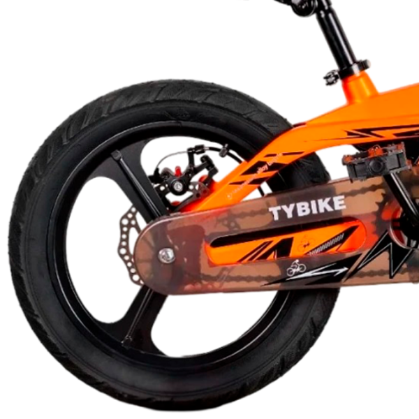 Bicicletă TyBike BK-09 20" 20" Orange Black Aliaj de magneziu / Pentru copii photo 6