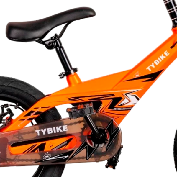 Bicicletă TyBike BK-09 16" 16" Orange Black Aliaj de magneziu / Pentru copii photo 7
