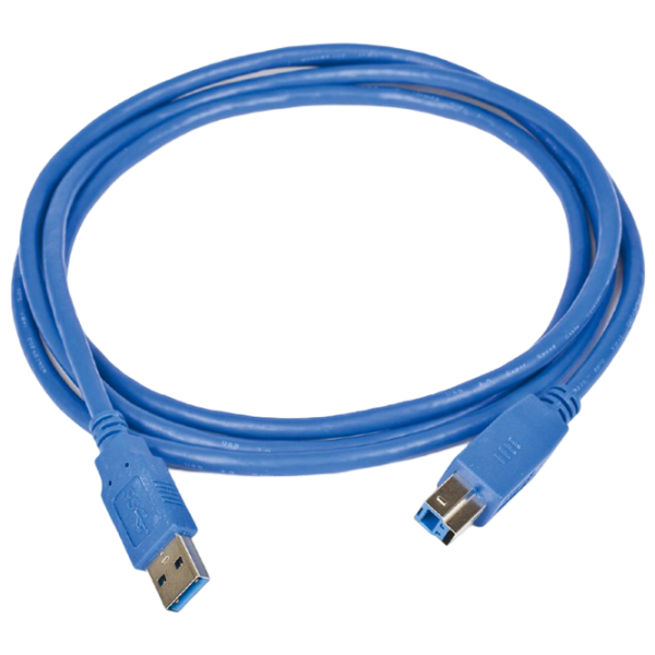 Кабель данных Gembird CCP-USB3-AMBM-0.5M USB Type-A / USB Type-B Синий  photo 3