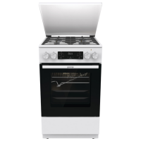 Aragaz Gorenje GKS5C72WF White Tipul plitei: Pe gaz, 70 l, Tipul cuptorului: Electric