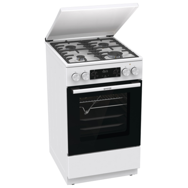 Aragaz Gorenje GKS5C72WF White Tipul plitei: Pe gaz, 70 l, Tipul cuptorului: Electric photo 2