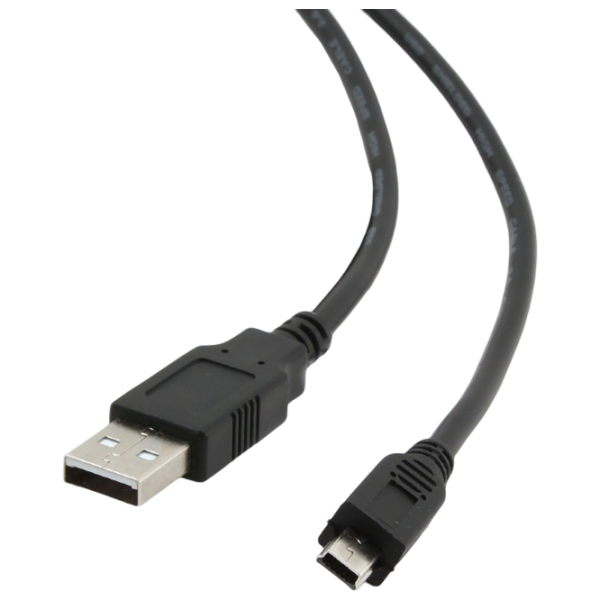 Кабель данных Cablexpert CCP-USB2-AM5P-6 USB Type-A / mini USB Черный  photo 3
