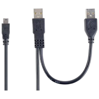Кабель данных Cablexpert CCP-USB22-AM5P-3 USB Type-A / mini USB Черный 