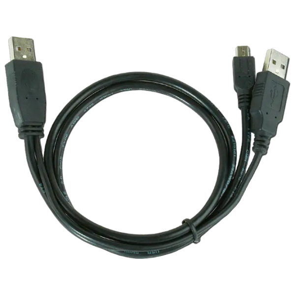 Кабель данных Cablexpert CCP-USB22-AM5P-3 USB Type-A / mini USB Черный  photo 3