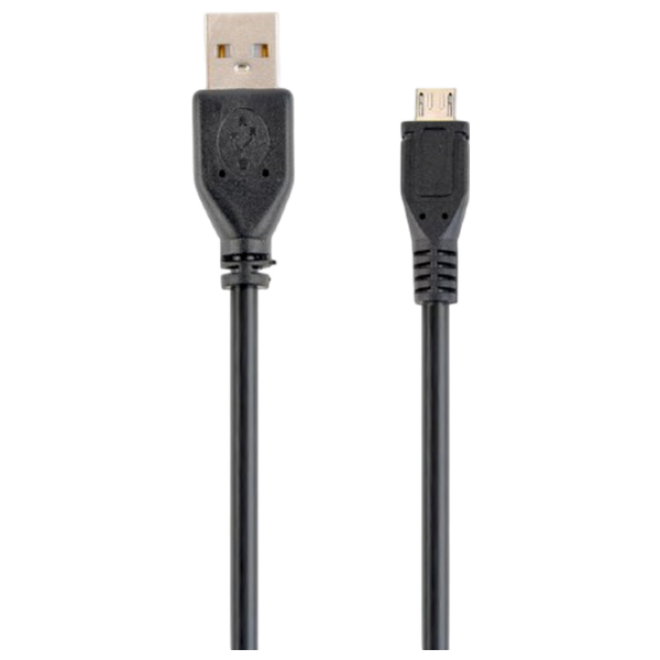 Кабель данных Gembird CCP-mUSB2-AMBM-0.5M USB Type-A / microUSB Черный  photo 1