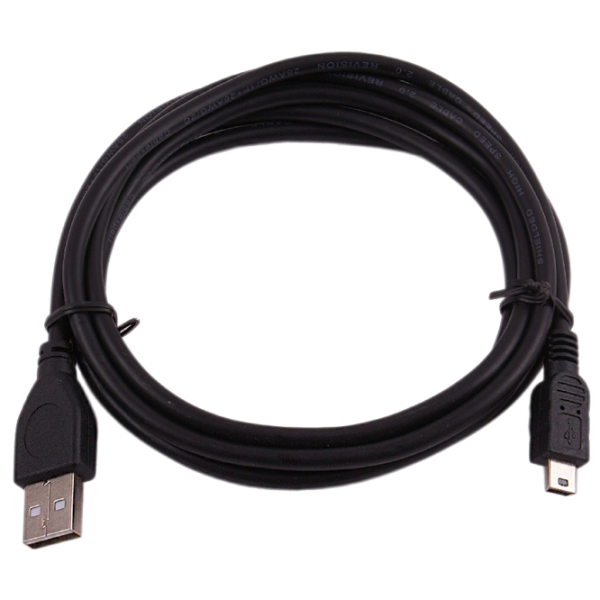 Кабель данных Cablexpert Premium quality USB Type-A / mini USB Черный  photo 1