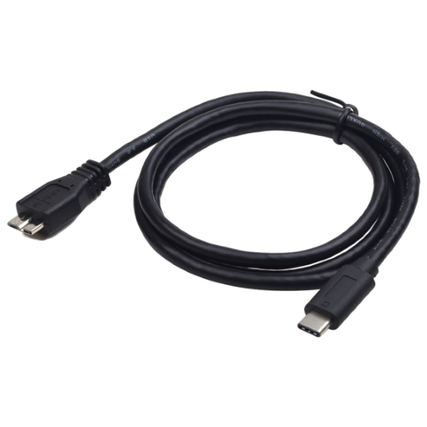 Кабель данных Gembird CCP-USB3-mBMCM-1M USB Type-C / microUSB Черный  photo 3