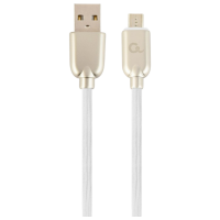 Кабель данных Cablexpert CC-USB2R-AMmBM-2M-W microUSB / USB Type-A Белый 