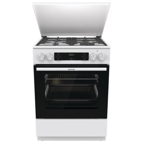 Aragaz Gorenje GKS6C71WA White Tipul plitei: Pe gaz, 70 l, Tipul cuptorului: Electric photo 1