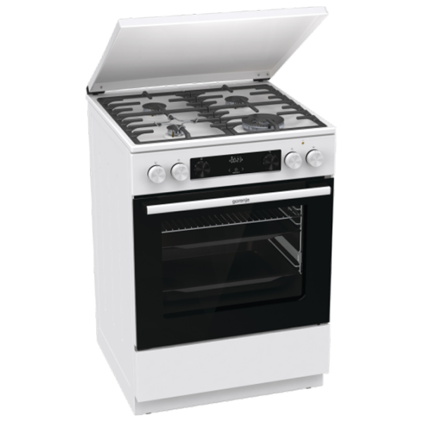 Aragaz Gorenje GKS6C71WA White Tipul plitei: Pe gaz, 70 l, Tipul cuptorului: Electric photo 2