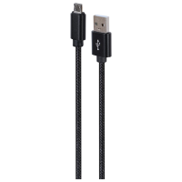Cablu pentru telefon Gembird CCDB-mUSB2B-AMBM-6 microUSB / USB Type-A Black 