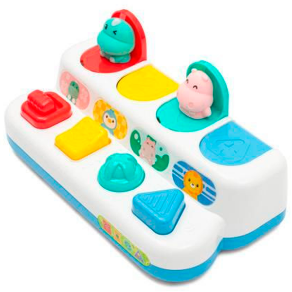 Set de creație Baby Mix Peekaboo Animals 56437 White Pentru copii, 3+ photo 2