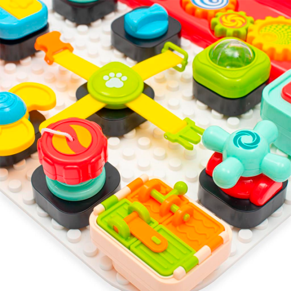 Интерактивная игрушка Baby Mix Musical Play Board 56436 Красный Для детей, 1.5+ photo 4