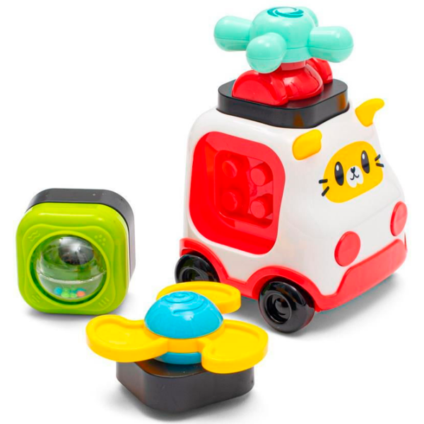 Интерактивная игрушка Baby Mix Musical Play Board 56436 Красный Для детей, 1.5+ photo 5