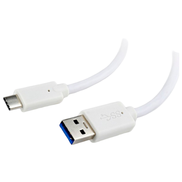 Кабель данных Cablexpert CCP-USB3-AMCM-W-10 USB Type-C / USB Type-A Белый  photo 2