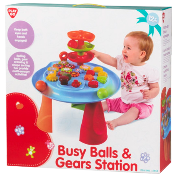 Интерактивная игрушка PlayGo Busy Balls & Gears Station 2940 Синий Для детей, 1+ photo 1