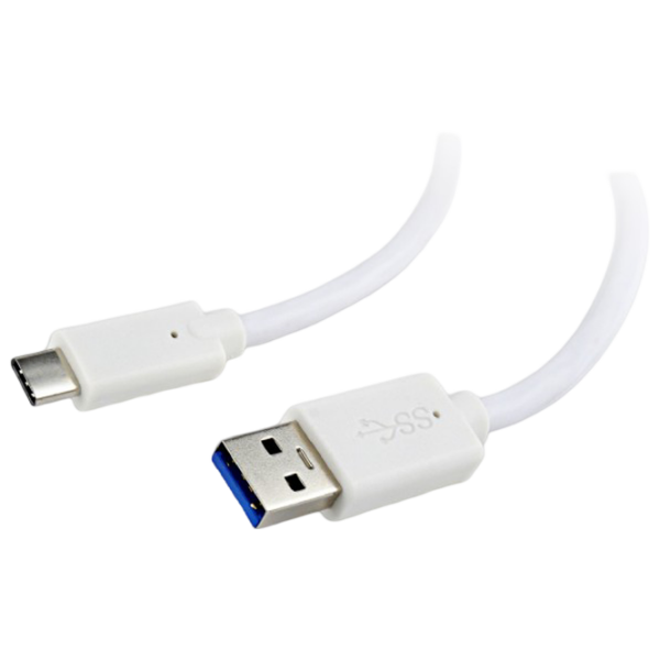 Кабель данных Cablexpert CCP-USB3-AMCM-W-0.5M USB Type-C / USB Type-A Белый  photo 3