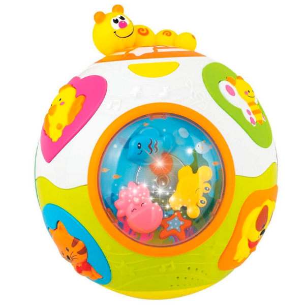 Интерактивная игрушка Hola Toys Мяч музыкальный HT 938 Разноцветный Для детей, 6 месяцев  photo 3
