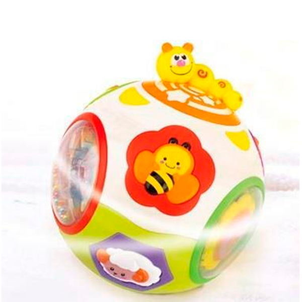 Интерактивная игрушка Hola Toys Мяч музыкальный HT 938 Разноцветный Для детей, 6 месяцев  photo 4